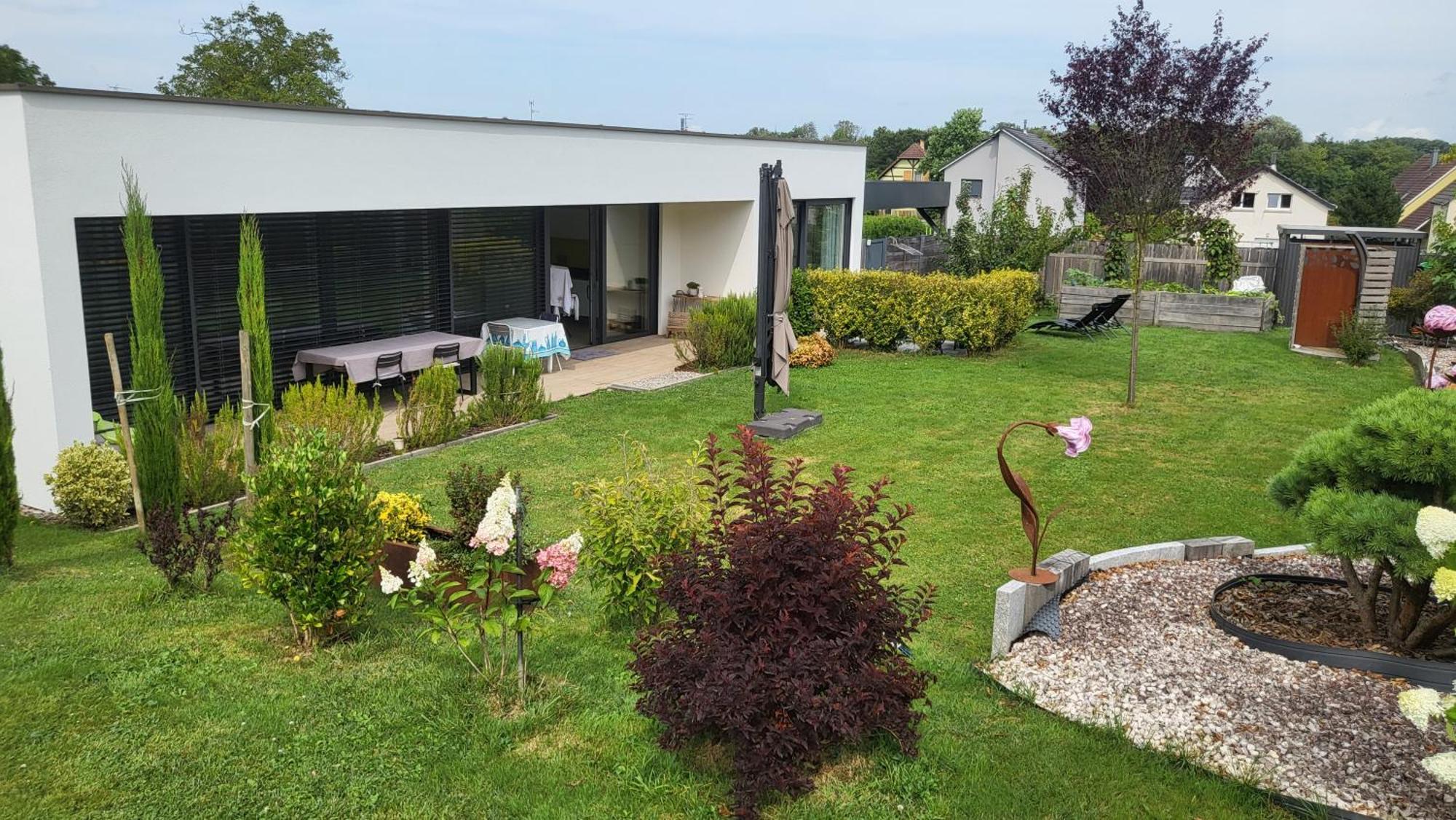 Le Jardin Des Pies Bed & Breakfast Manspach Bagian luar foto